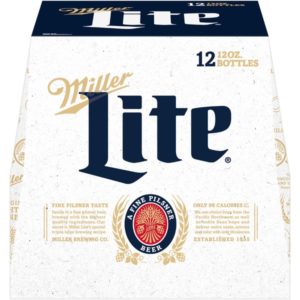 Miller Lite Lager Bottles