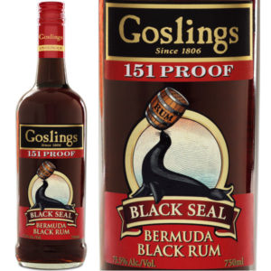 Gosling’s Rum Black Seal 151 Proof – 750ML