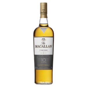 The Macallan Fine Oak Scotch  Single Malt 10 Year  750ML