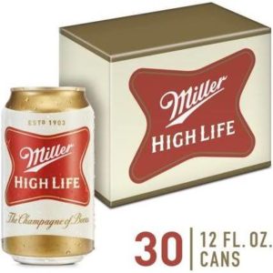 Miller High Life Cans – 30 Pack