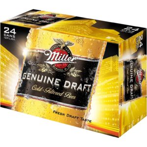 Miller Genuine Draft Cans