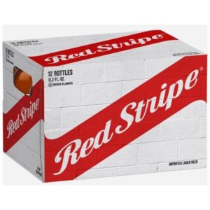 Red Stripe Lager Bottles